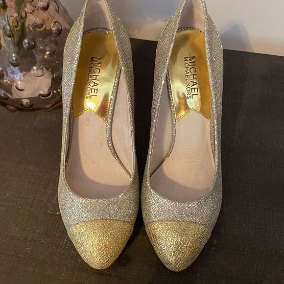 GUC Michael Michael Kors Glitter Heels(size 7.5) - Picture 7 of 8